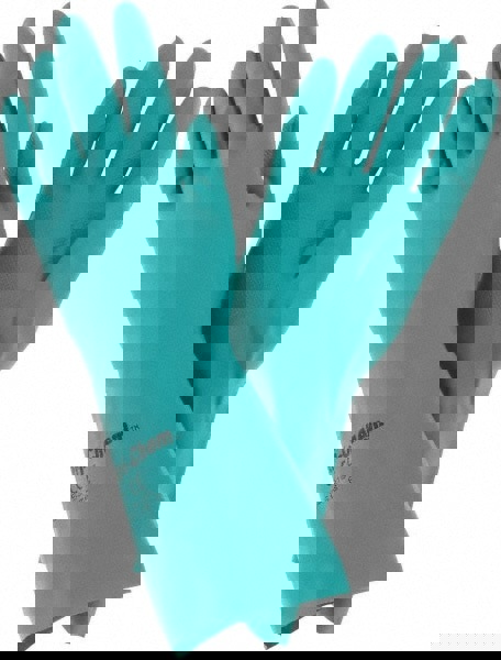 Disposable Gloves: Medium, Nitrile, Industrial Grade